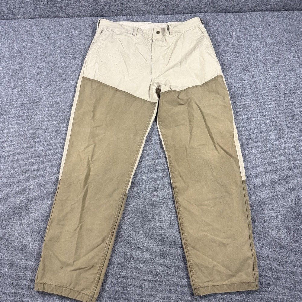 Vintage Filson Brush Pants Mens 38x32 Waxed Cover Cloth USA Outdoors 1457